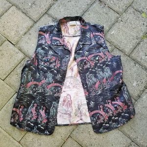 Chico's Asian Style Vest Jacket